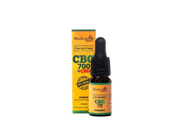 Cannabis Care CBG700 interakcje ulotka olej  10 ml