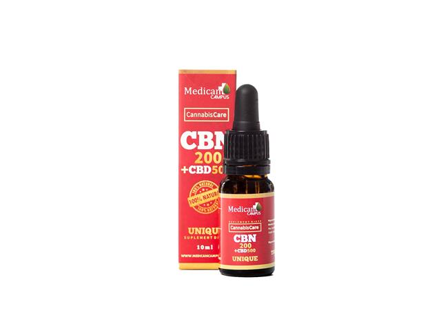 Cannabis Care CBN200 CBD500 interakcje ulotka olej  10 ml