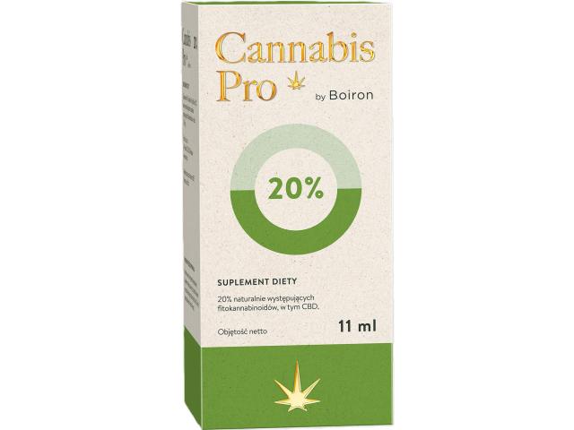 Cannabis Pro By Boiron 20% interakcje ulotka olej  11 ml