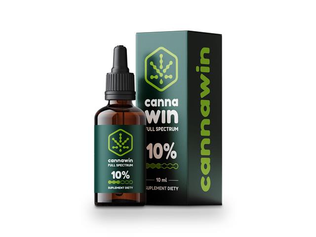 Cannawin Olejek CBD 10 % FULL SPECTRUM interakcje ulotka olejek  10 ml