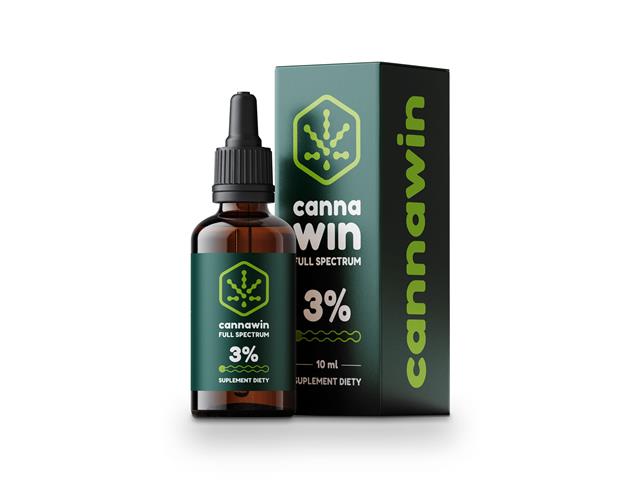 Cannawin Olejek CBD 3% full spectrum interakcje ulotka olejek  10 ml