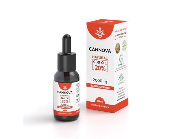 Cannova 20% interakcje ulotka olej  10 ml (butelka z kroplomierzem)