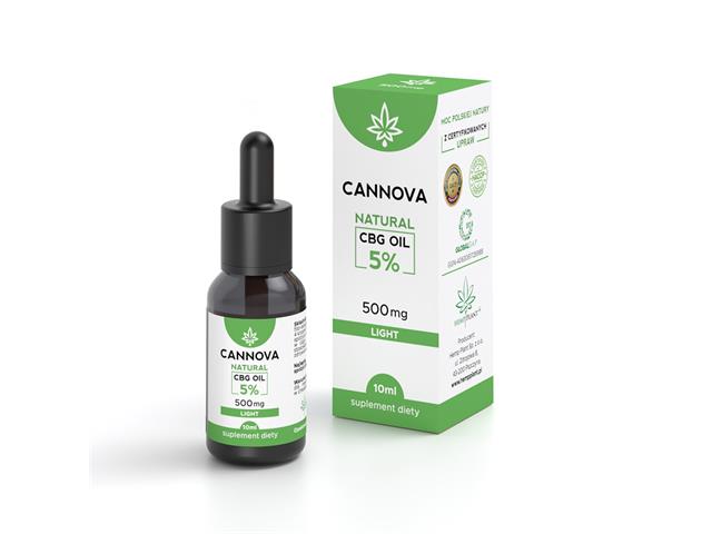 Cannova Natural 5% interakcje ulotka olej  10 ml (butelka z kroplomierzem)