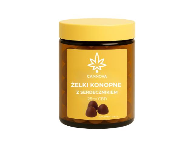 Cannova Żelki konopne z serdecznikiem interakcje ulotka żelki - 60 szt.