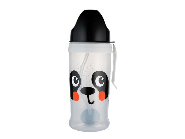 Canpol Babies BabiesBoo Bidon 350 ml niekapek z rurką i odważnikiem panda 56/510_WHI 9 m+ interakcje ulotka bidon - 1 szt.