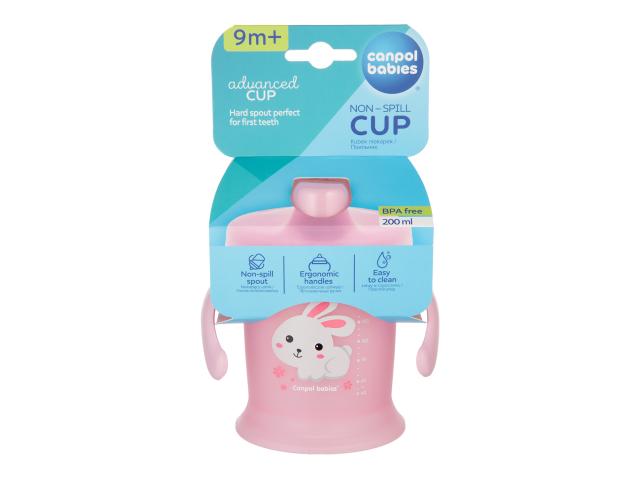 Canpol Babies Bunny & Company Kubek 200 ml niekapek różowy 31/300_PIN interakcje ulotka kubek - 1 szt.