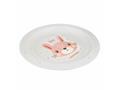 Canpol Babies Cute Animals Talerz dla dziecka plastikowy 4/411_PIN2 powyżej 9 miesięcy interakcje ulotka talerz  1 szt.
