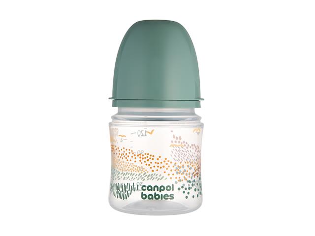 Canpol Babies EasyStart Butelka antykolkowa 120 ml mountains 35/242_GRE 0 m+ interakcje ulotka butelka  1 szt.