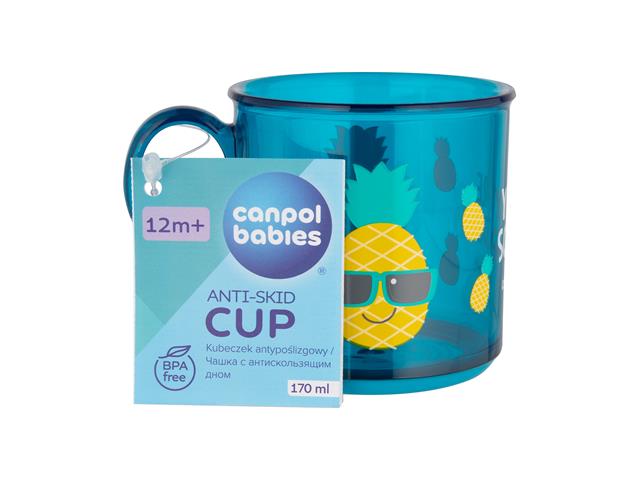 Canpol Babies Kubeczek antypoślizgowy 170 ml 2/100_BLU 12 m+ interakcje ulotka kubek  1 szt.