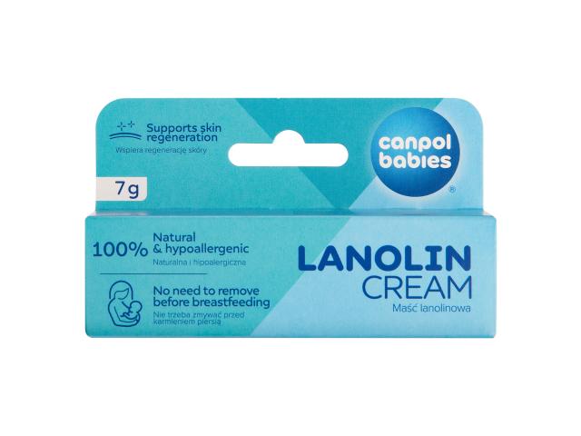 Canpol Babies Lanolin Cream Maść do brodawek sutkowych lanolinowa 14/000 interakcje ulotka maść  7 g