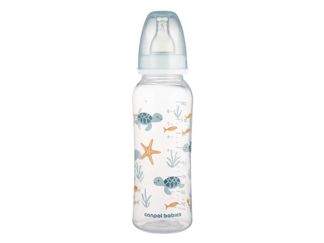 Canpol Babies Love & Sea Butelka 250 ml wąska PP 11/870 interakcje ulotka butelka - 1 szt.