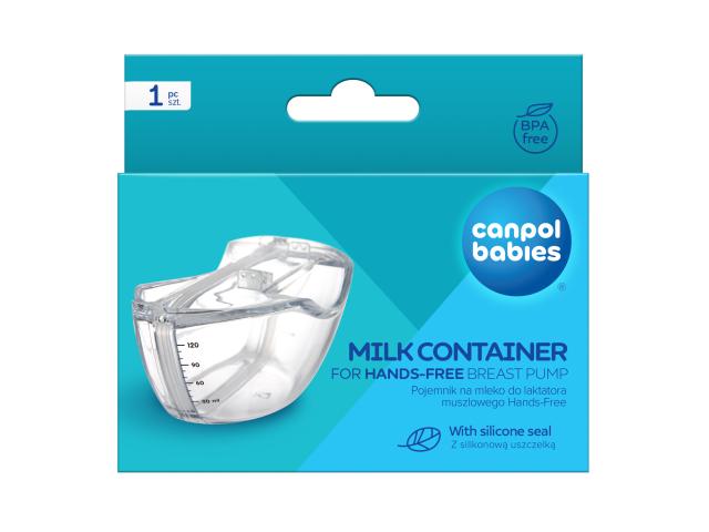 Canpol Babies Pojemnik na mleko do laktatora muszlowego Hands-Free 20/104 interakcje ulotka pojemnik - 1 szt.