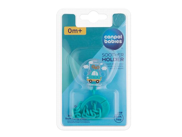 Canpol Babies Toys Łańcuszek do smoczka 10/889 0 m+ interakcje ulotka łańcuszek  1 szt.