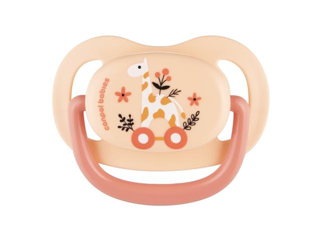 Canpol Babies Toys Smoczek uspokajający anatomiczny silikonowy 23/256_PIN2 0-6 miesięcy interakcje ulotka smoczek  1 szt.