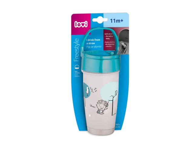 Canpol Lovi Lovely Boy Mój Active Kubek 350 ml ze słomką 35/355BOY interakcje ulotka kubek - 1 szt.