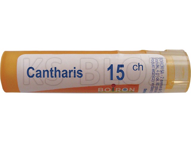 Cantharis 15 CH interakcje ulotka granulki  4 g
