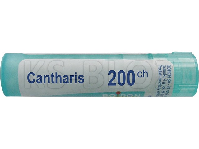 Cantharis 200 CH interakcje ulotka granulki  4 g