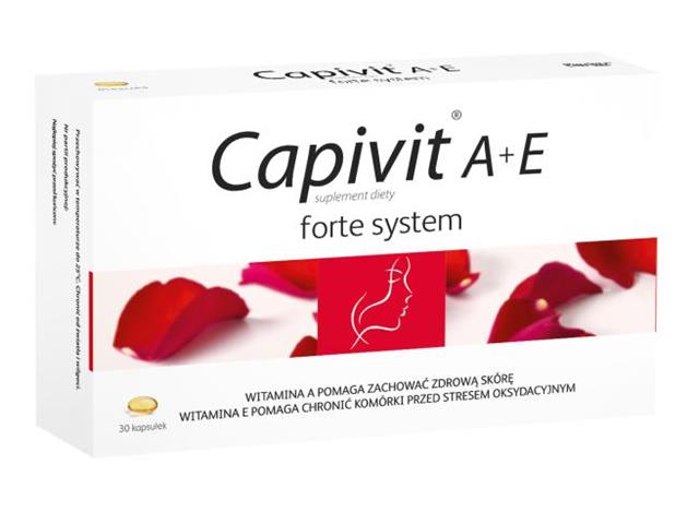 Capivit A+E Forte System interakcje ulotka kapsułki  30 kaps.