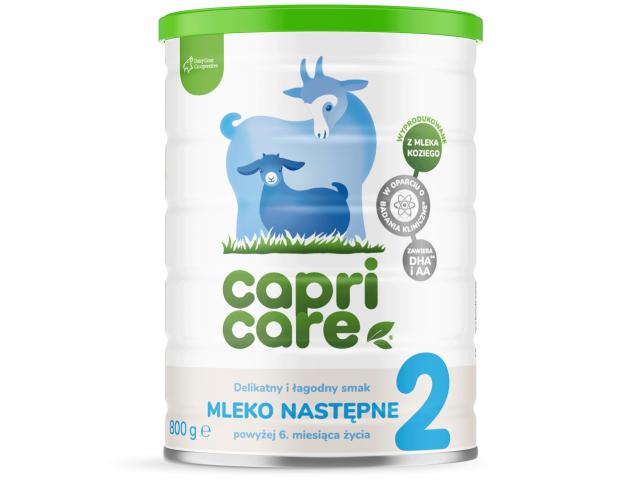 Capricare 2 Mleko następne oparte na mleku kozim od 6 miesięcy interakcje ulotka proszek  800 g