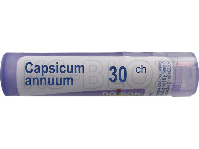 Capsicum Annuum 30 CH interakcje ulotka granulki  4 g