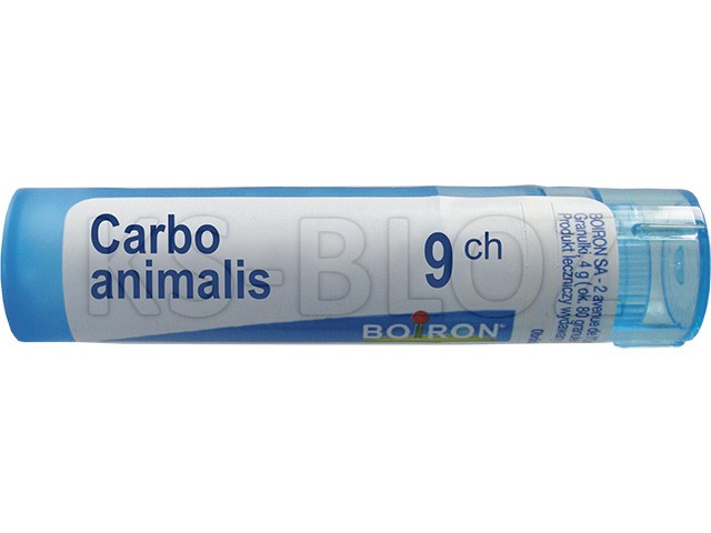 Carbo Animalis 9 CH interakcje ulotka granulki  4 g