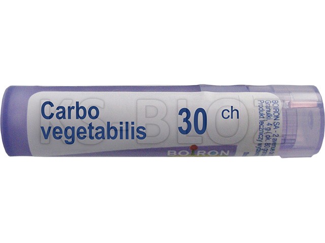 Carbo Vegetabilis 30 CH interakcje ulotka granulki  4 g