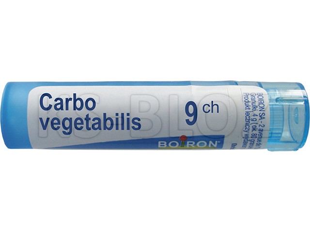 Carbo Vegetabilis 9 CH interakcje ulotka granulki  4 g