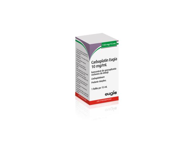 Carboplatin Eugia interakcje ulotka koncentrat do sporządzania roztworu do infuzji 10 mg/ml 1 fiol. po 15 ml