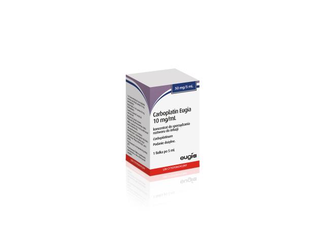 Carboplatin Eugia interakcje ulotka koncentrat do sporządzania roztworu do infuzji 10 mg/ml 1 fiol. po 5 ml