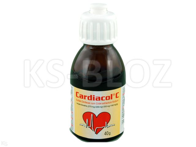 Cardiacol C interakcje ulotka krople doustne, roztwór  40 g | butelka