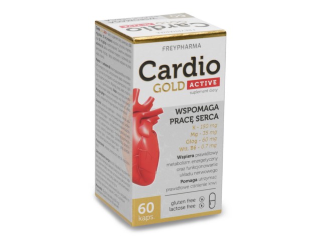 CARDIO GOLD ACTIVE interakcje ulotka kapsułki  60 kaps.