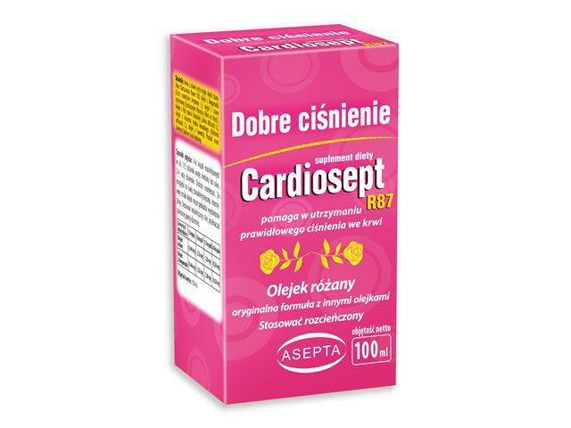 Cardiosept R87 interakcje ulotka krople  100 ml