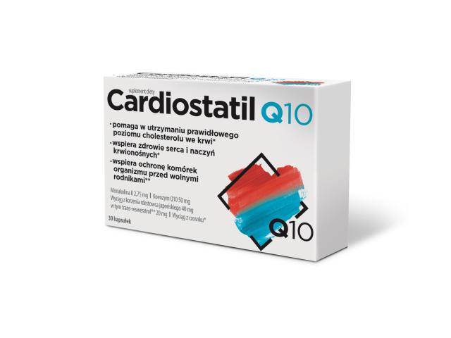 Cardiostatil Q10 interakcje ulotka kapsułki - 30 kaps.