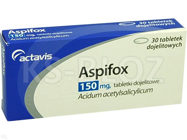 Cardioteva (Aspifox) interakcje ulotka tabletki dojelitowe 150 mg 30 tabl.