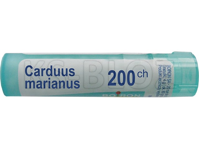 Carduus Marianus 200 CH interakcje ulotka granulki  4 g