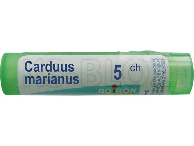 Carduus Marianus 5 CH interakcje ulotka granulki  4 g