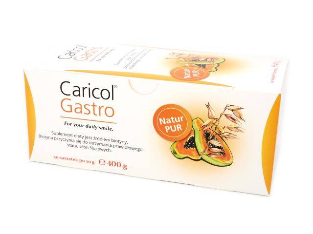 Caricol Gastro interakcje ulotka mus - 20 sasz. po 20 g