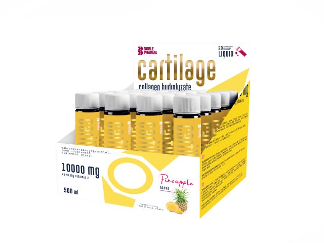 Cartilage Collagen Hydrolizate Liquid ananasowy interakcje ulotka płyn  20 amp. po 25 ml