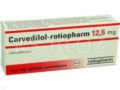 Carvedilol Ratiopharm interakcje ulotka tabletki powlekane 12,5 mg 30 tabl. | 3 blist.po 10 szt.