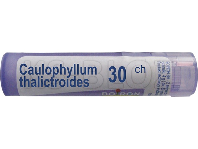 Caulophyllum Thalictroides 30 CH interakcje ulotka granulki  4 g