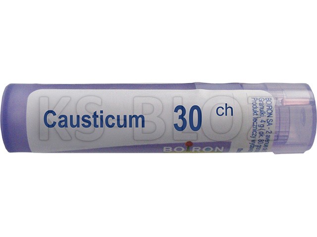 Causticum 30 CH interakcje ulotka granulki  4 g