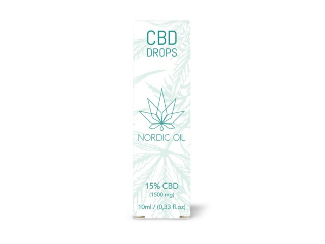 CBD Drops 15% interakcje ulotka krople doustne  10 ml (+ zakraplacz)