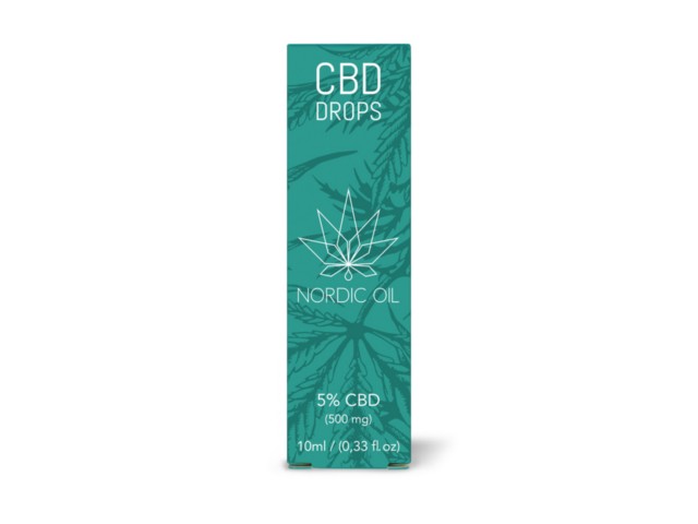 CBD DROPS 5% interakcje ulotka krople doustne - 10 ml (+ zakraplacz)