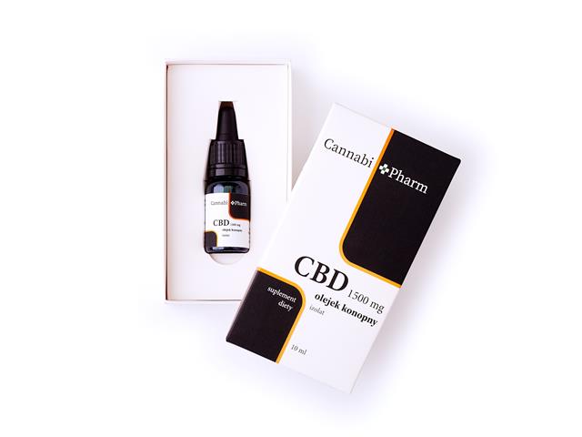 CBD Oil 15% 1500 mg Izolat interakcje ulotka krople - 10 ml