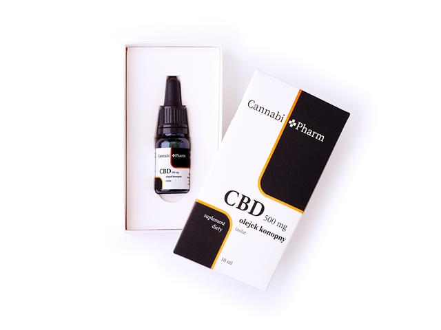CBD Oil 5% 500 mg Izolat interakcje ulotka krople - 10 ml