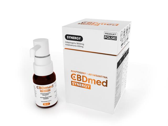 CBDmed SYNERGY Adaptogeny + Astaksantyna interakcje ulotka olejek  10 ml