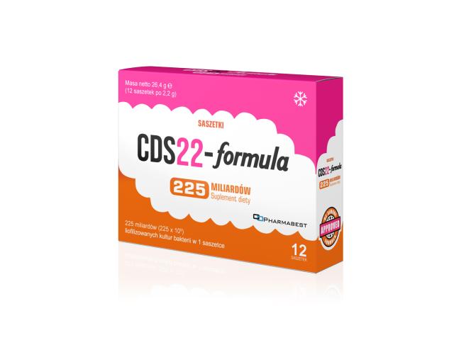 CDS22-Formula 225 mld interakcje ulotka proszek  12 sasz.