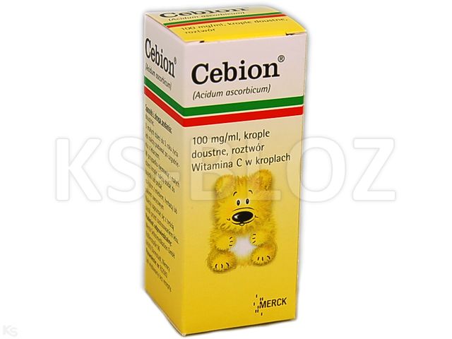 Cebion interakcje ulotka krople doustne, roztwór 100 mg/ml 