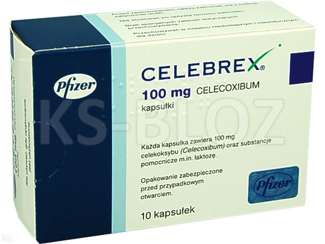 Celebrex interakcje ulotka kapsułki 100 mg 10 kaps.