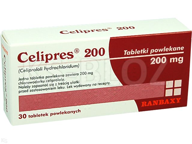 Celipres 200 interakcje ulotka tabletki powlekane 200 mg 30 tabl.